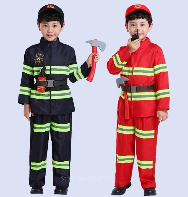 Fire Divisa Da Pompiere Vigili Vestito Pompiere Bambino Divisa