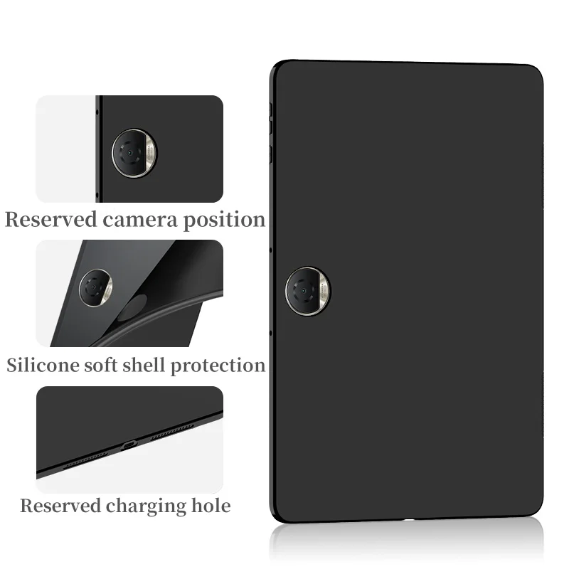 Silicone Macio Case Capa para Honor Tablet Estojo Protetor de Volta para Funda Honor Pad 12.1 in Hey2-w19 W09 - Imagem 4