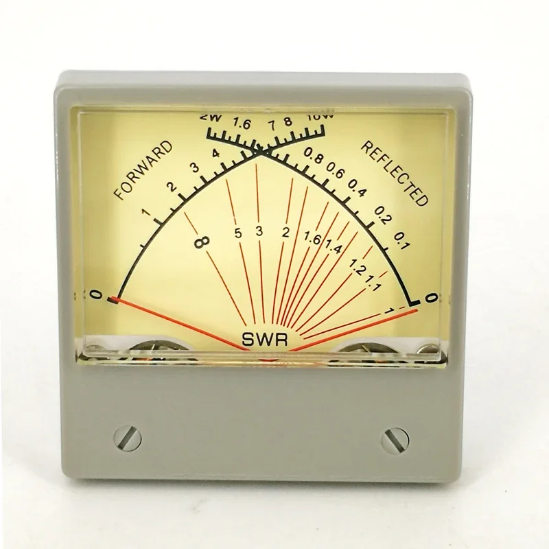 

SWR Stationary Standing Wave Ratio Meter Radio Forwad 10W Reflected 2W Panel Dual SZ-70