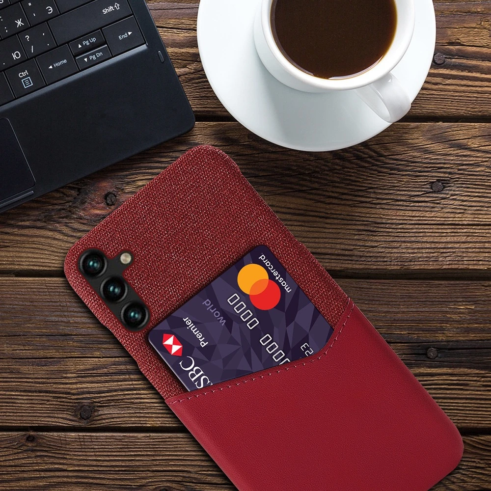 Premium Business Card Holder Case with Slots for Samsung Galaxy Phones