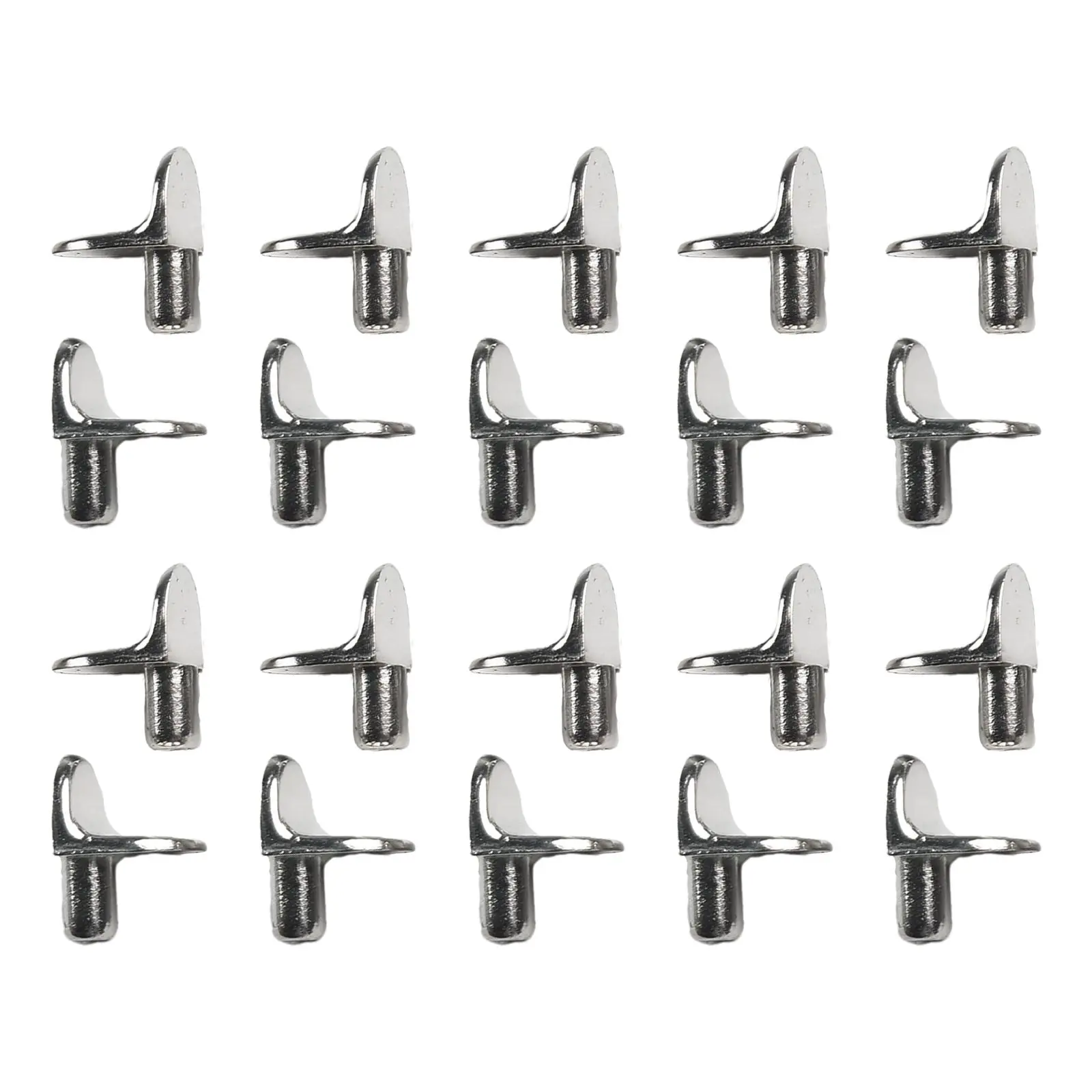 

Beautiful Shelf Pins Bracket Rust Resistant Silver Sleek Smooth Support Studs Pegs Zinc Alloy Furniture Shelves