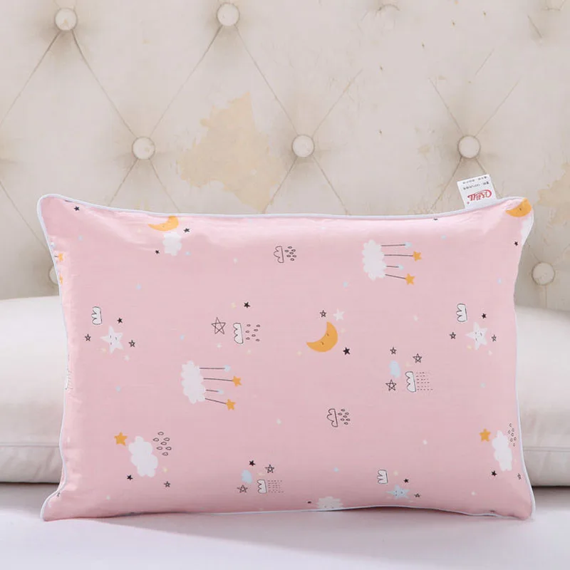 

Cute Cartoon Pattern Newborn Sleeping Pillow Children Bedroom Decor Sleep Pillow Four Seasons Universal Baby Breathable Pillow