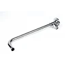 Stainless Steel Shower Arm Bottom Hose Wall Mounted Shower Head Extension Arm Joint Shower Nozzle Accessories  Fixed Base 2
