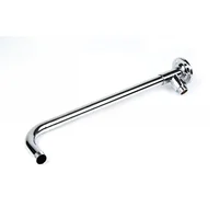 Stainless Steel Shower Arm Bottom Hose Wall Mounted Shower Head Extension Arm Joint Shower Nozzle Accessories  Fixed Base 2