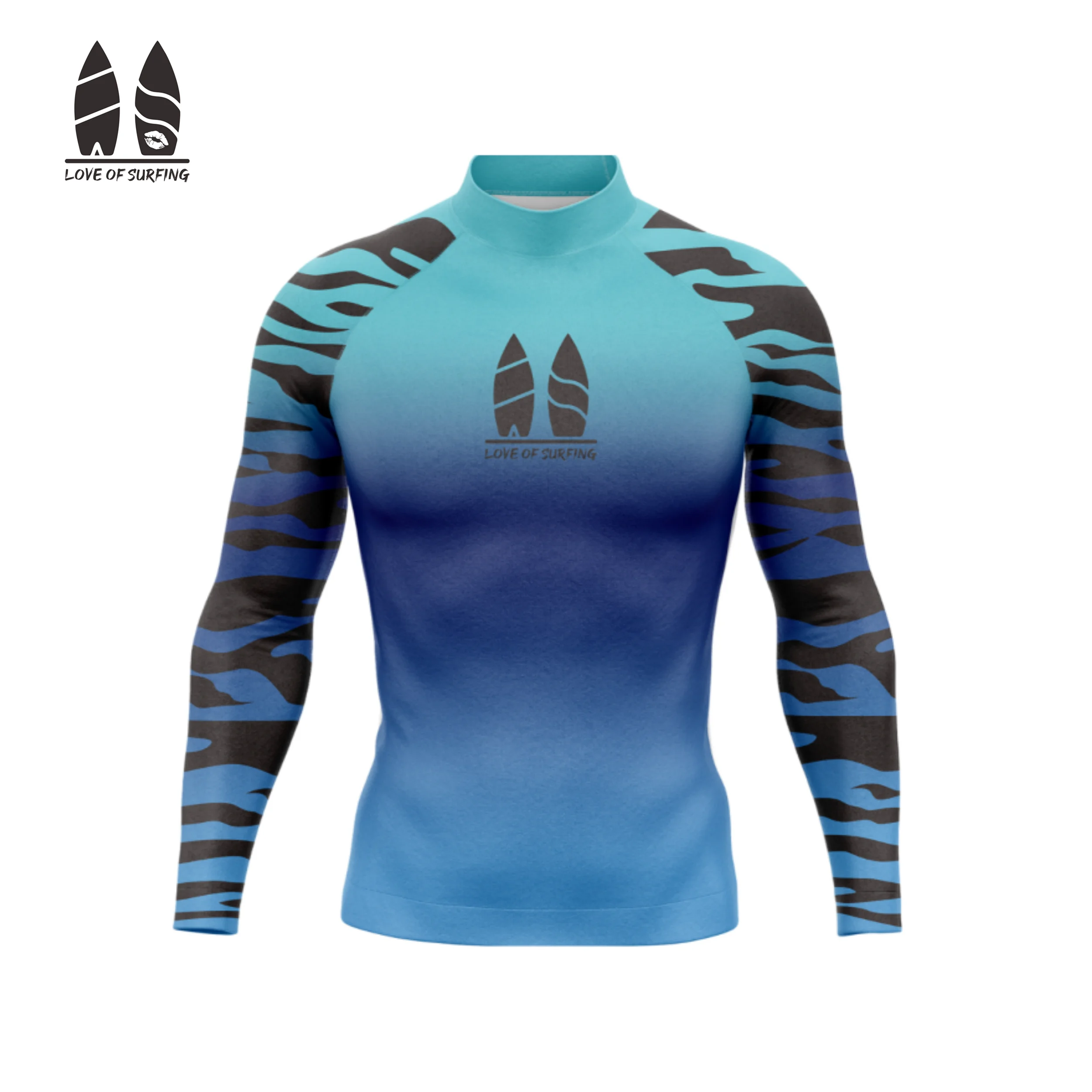 New Rash Guard T-shirt Men\'s Long Sleeve Sun Protection Upf 50+ Surf Shirts Beach Poleras Camiseta Quick Dry Swimming Clothing