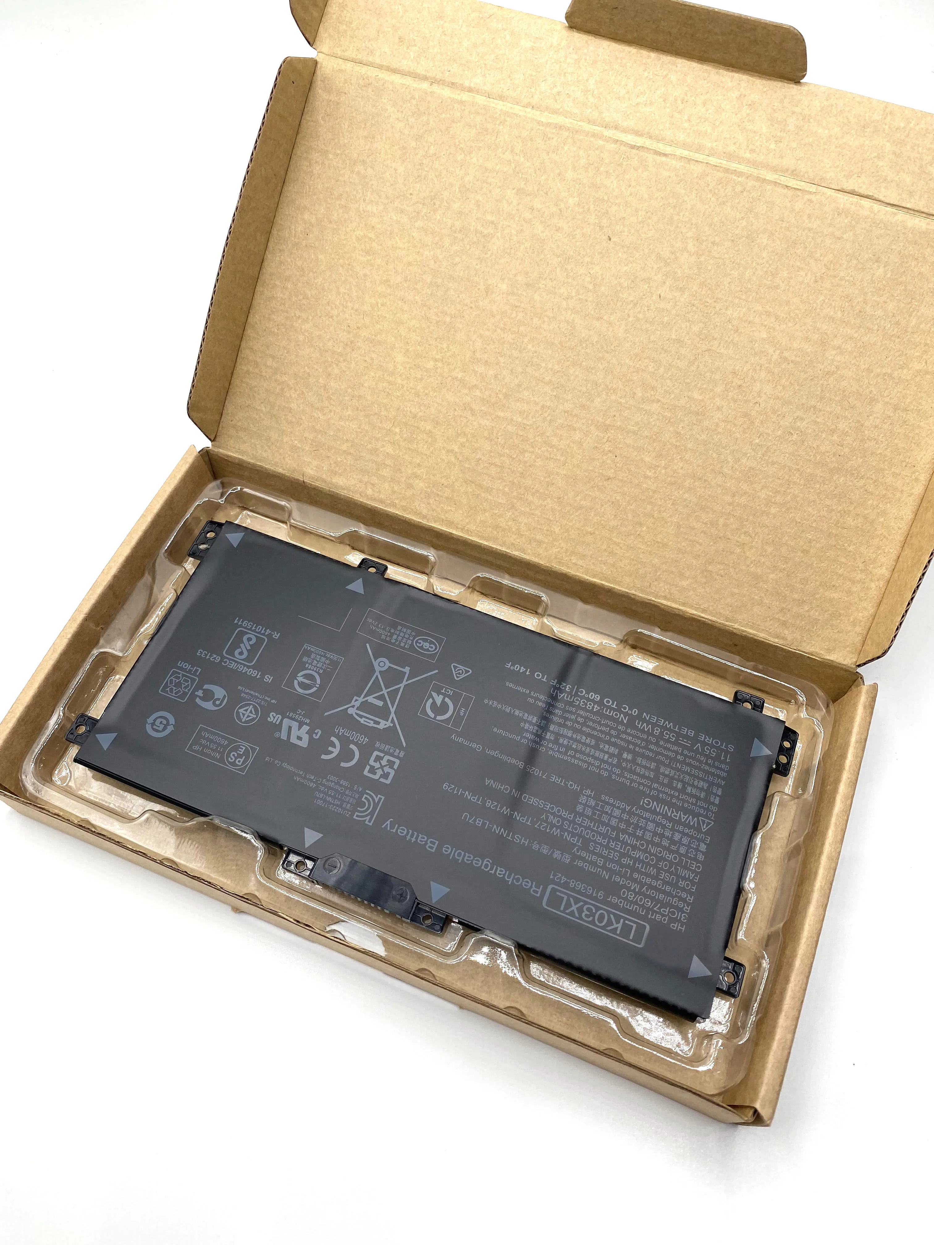 Bateria Original do Portátil para hp Envy Novo Lk03xl 15x360 15-bp 15-cn Tpn-w127 W128 W129 W132 Hstnn-lb7u Ub7i Ib8m Lb8j L09281855 - Imagem 4