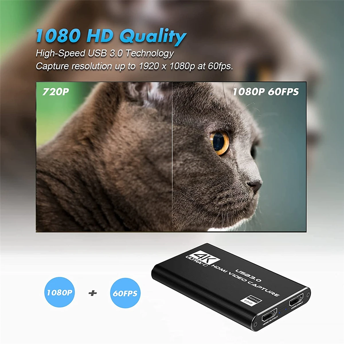 4K HDMI-compatible USB 3.0 Video Capture Card 1080P 60fps HD Video Recorder Grabber For OBS Capturing Game Card Live 4K video recorder video capture card