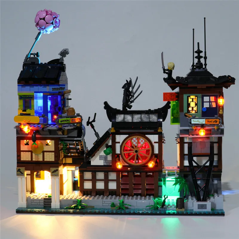 Forbipasserende Mose Alternativt forslag Usb Light Set For Lego 70657 Ninjago City Docks Building Set Blocks Model  (not Included The Model) - Furniture Accessories - AliExpress