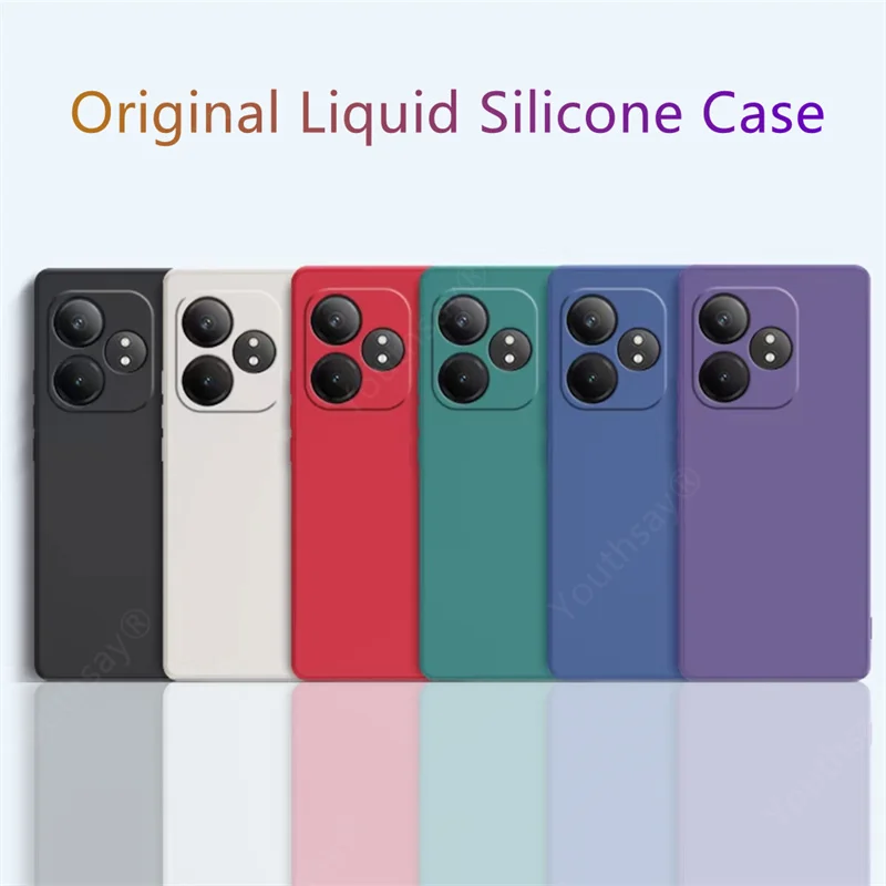 Premium Liquid Silicone Soft TPU Phone Case - Shockproof & Smooth Finish