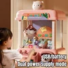 Children Mini Doll Vending Machine Toys Coin Operated Play Game DIY Prizes Gashapon Candy Plush Claw Machine Kids Christmas Gift 2