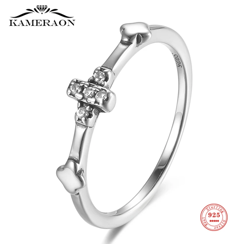

Silver 925 Real 2022 New Geometric Cross Crystal AAA CZ Finger Rings for Woman Female Ring Brand Ring Jewelry Gift Anillos