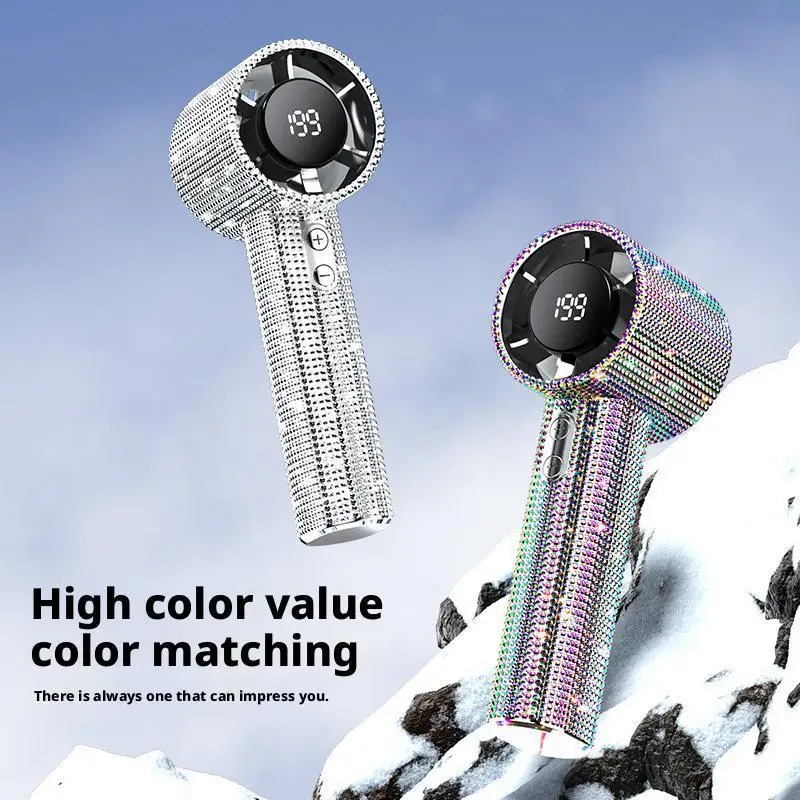 Diamond handheld Fan.