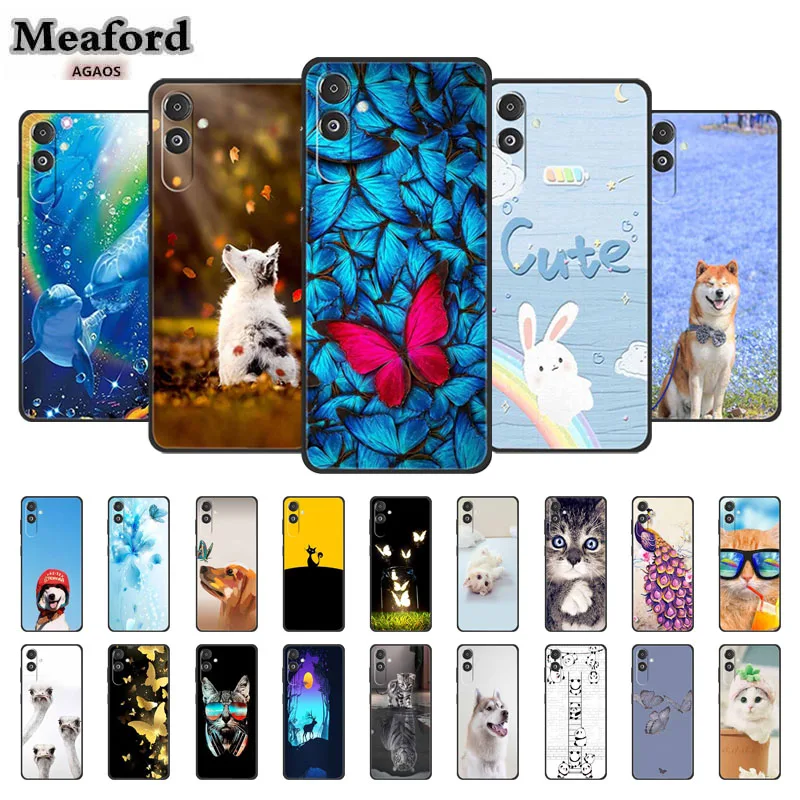 Cover Per Telefono Per Samsung Galaxy F14 F13 F15 Custodie Morbide In Silicone Per Samsung Galaxy F14 Samsungf15 Protector Fashion Animal Para