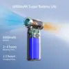 Electric Air Duster Blower Fan 110000RPM PC Duster Keyboard Mini Turbo Fan Car Dryer Rechargeable for Car Cleaning 2