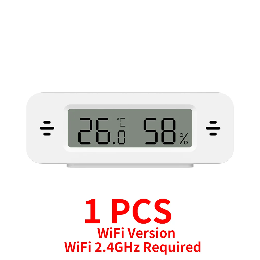 WiFi Smart Temperature and Humidity Sensor - Battery Powered Smart Home Device