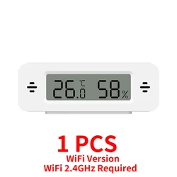 WiFi Smart Temperature and Humidity Sensor - Battery Powered Smart Home Device (WiFi (Pro) Version)