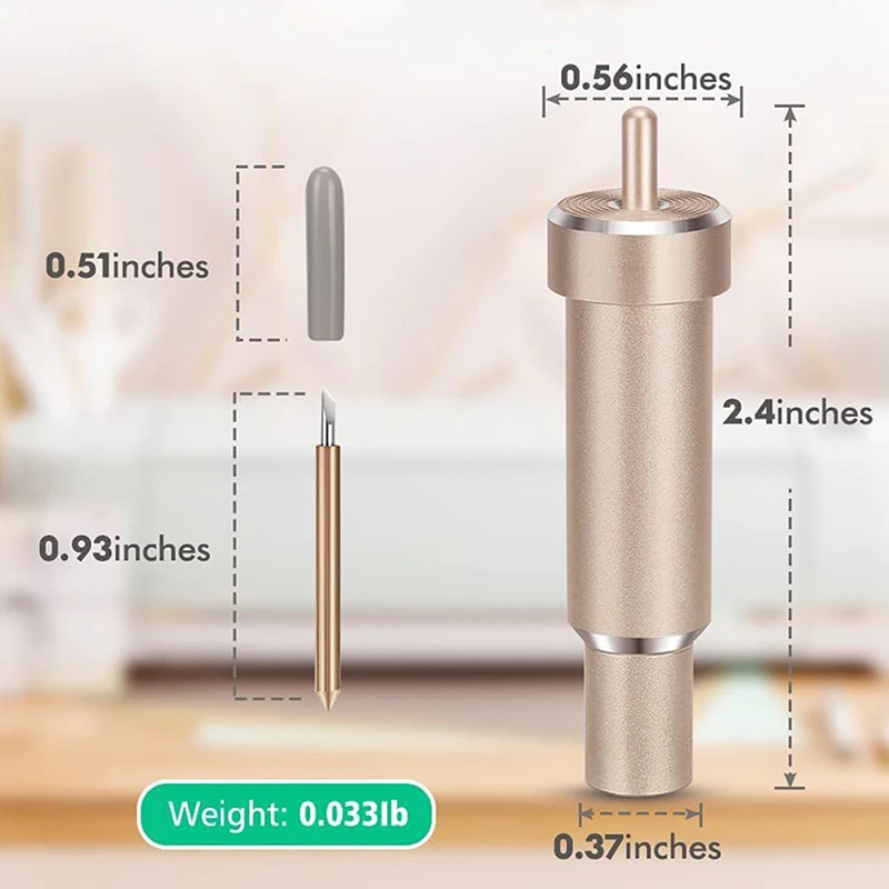 Blades For Cricut Explore 3/Air 2/Air/One/ Cricut Maker 3/Maker Sturdy  Housing 30/45/60Degree Plotter Blades For Cricut Cutting