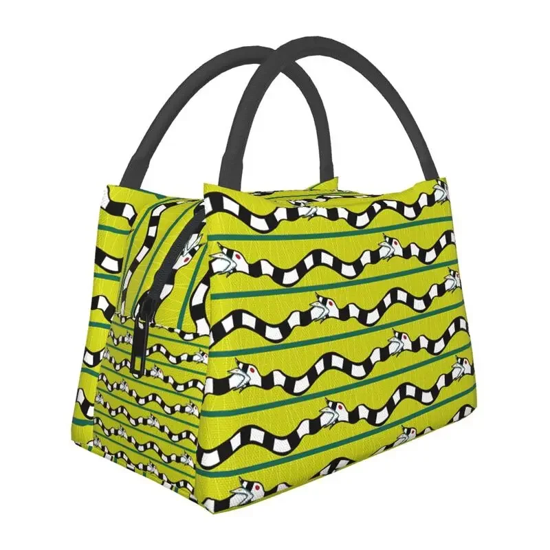 Beetlejuice Sandworm Insulated Lunch Bag Women Tim Burton Movie Lunch Tote Per Campeggio All'Aperto Viaggio Storage Pasto Food Box