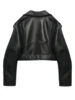 Fitaylor Women Faux PU Leather Jacket Casual Lady Lapel Zipper Short Leather Jacket High Street Motorcycle Coat 2
