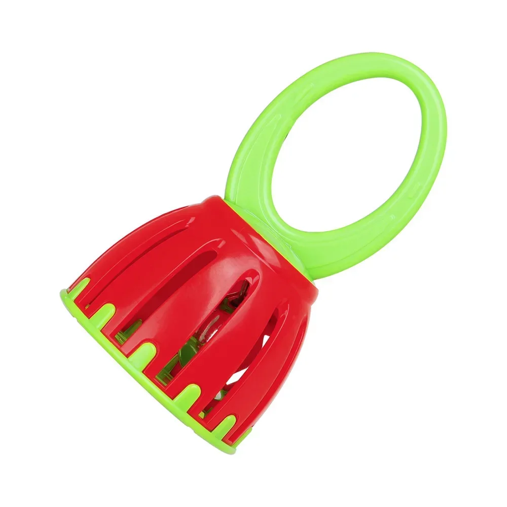Orff Cage Bell Held Tambourine Handbell Percussion Instrument Kid Music Toys Rattle Baby Musical Music Enlightenment Shaker Toys