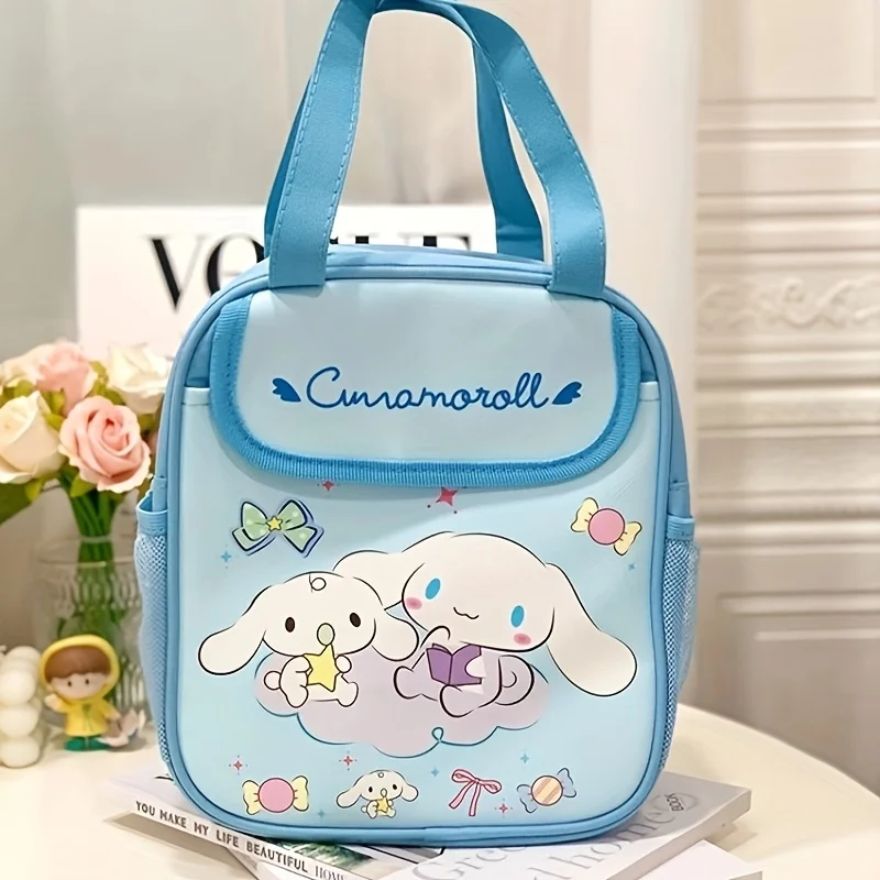 Stitch Sanrio Culomi Insulated Tote Lunch Bag – Reusable, foldable, zip fastening, insulated aluminium film inside canvas bag Best Sellers In Luggage, Bags