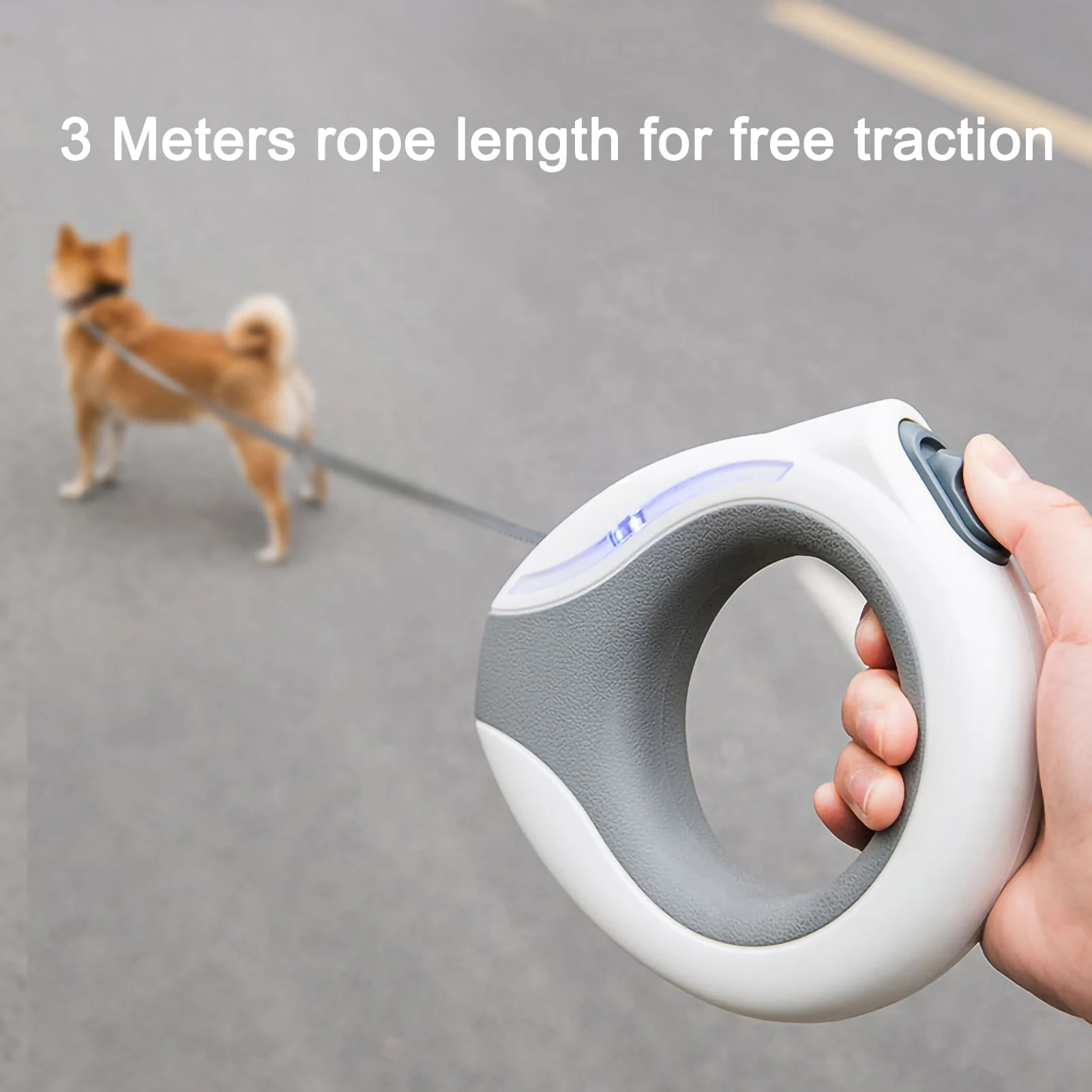 Retractable Dog Leash LED Light Automatic Flexible Dog Puppy Cat Traction Rope Belt Dog Leash for Large Dogs Pet Products