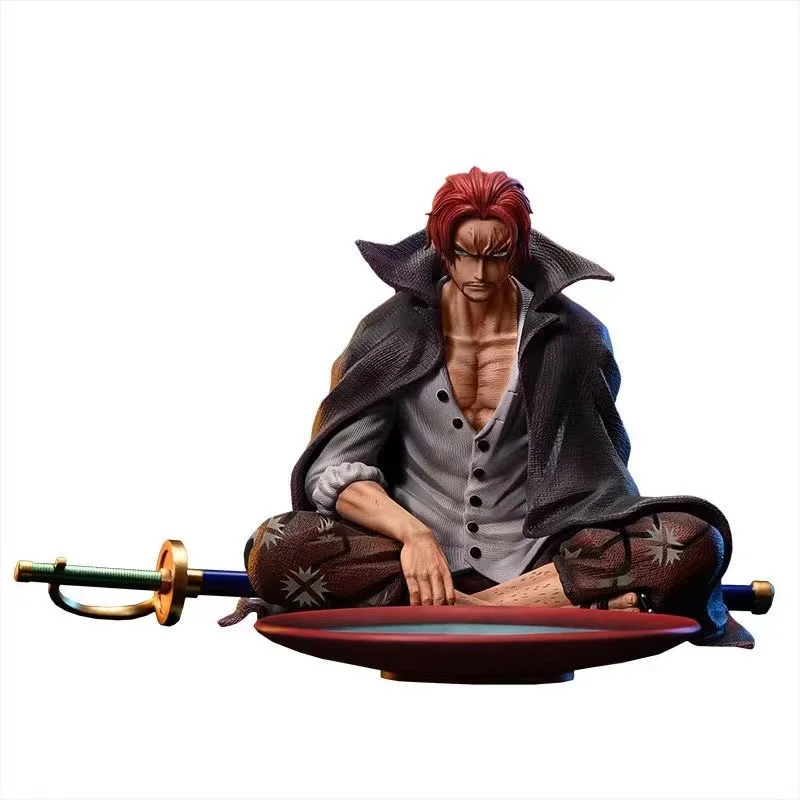 12cm Anime One Piece Shanks Figure Shanks with Sword PVC Action Figures