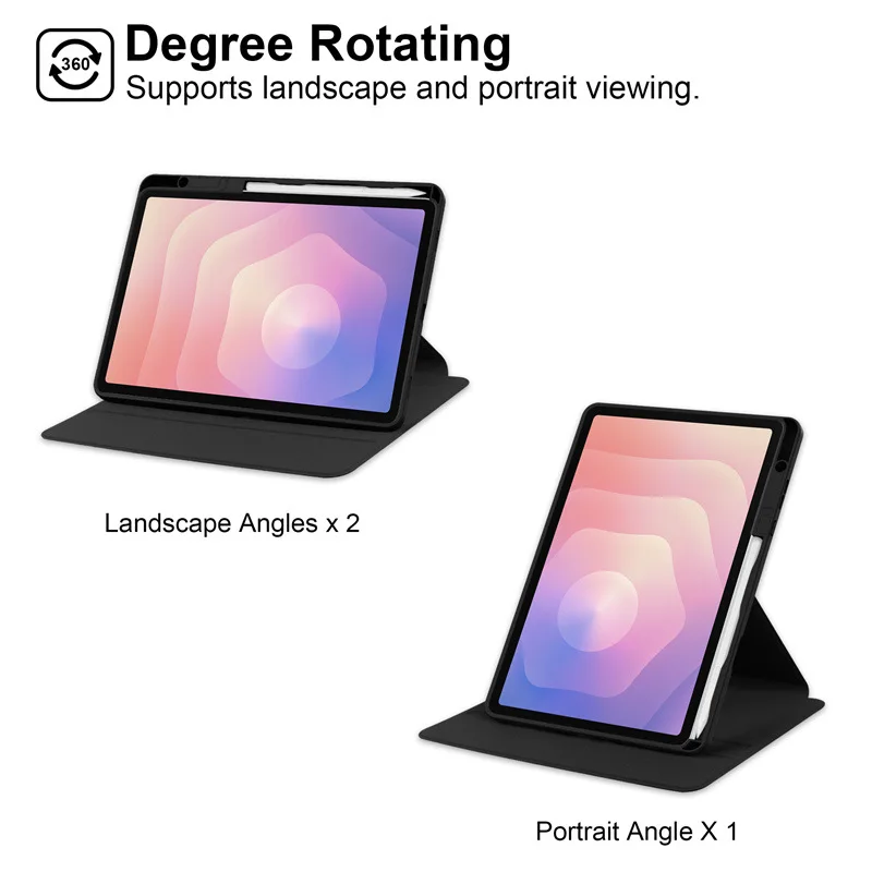 Acrylic Rotating Stand Tablet Case