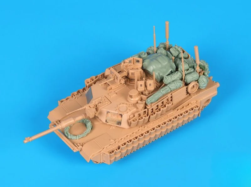 1/72 Scale Die-Cast Resin Tank Accessory Set - M1A2 TUSK Enhancement Kit (Unassembled & Unpainted)