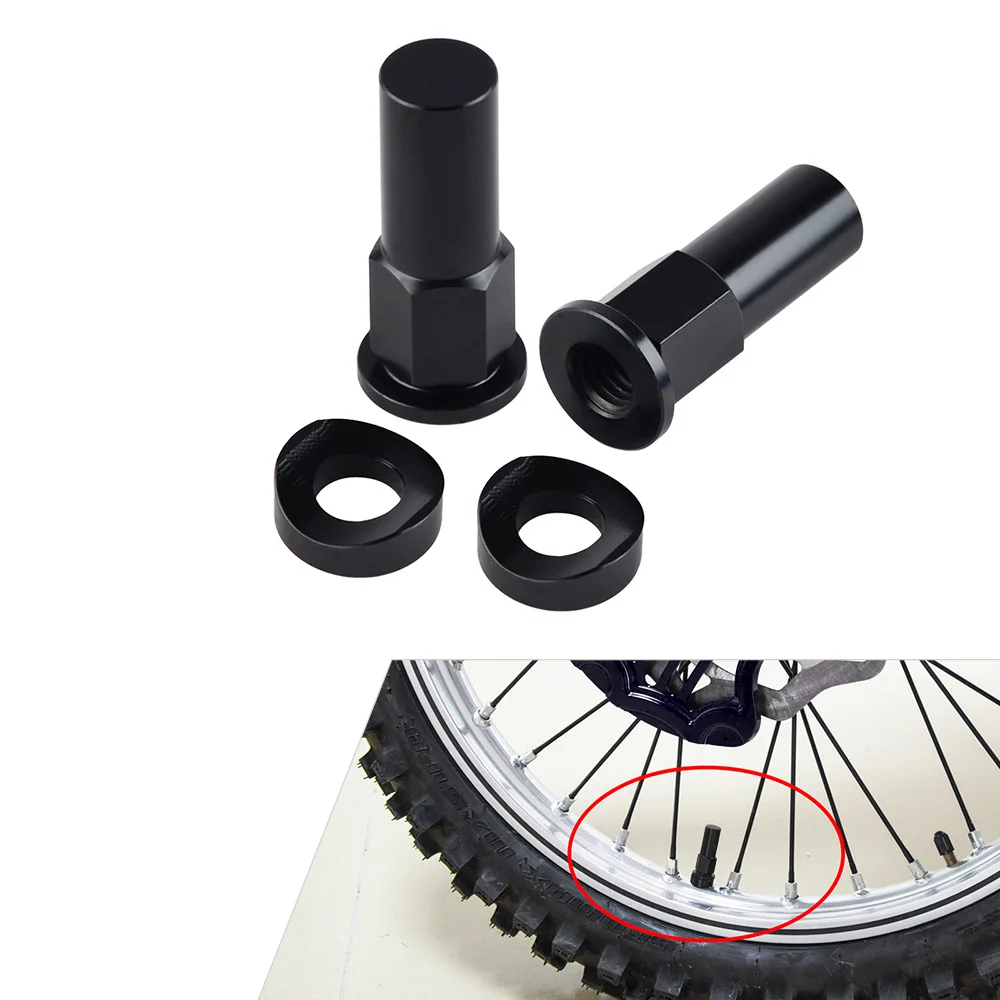 NICECNC Dirt Bike Rim Lock Nut Spacer Kit for KTM EXC SXF SX EXCF XC XCF XCW 85 125 250 350 450 525 300 200 150 Motocross