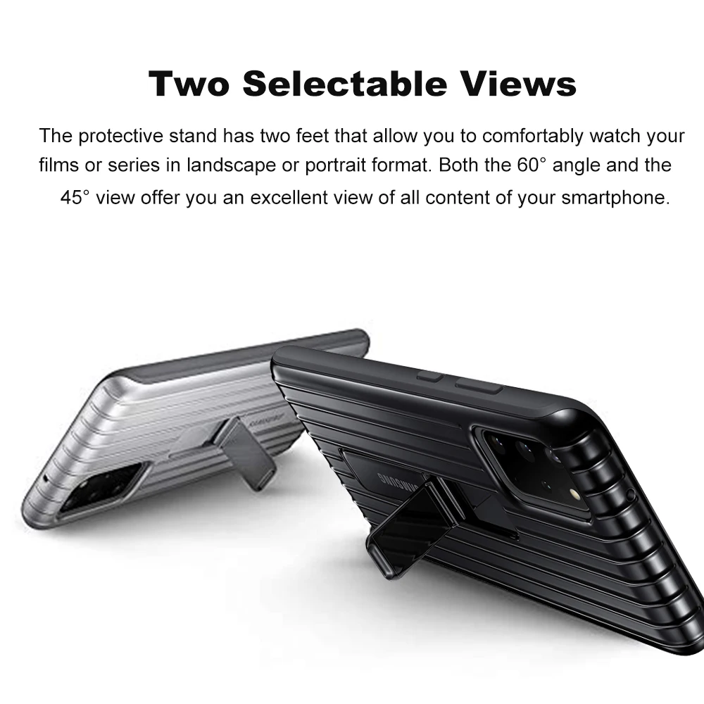 Samsung Protective Standing Smartphone Cover - Durable Phone Case with Built-in Stand