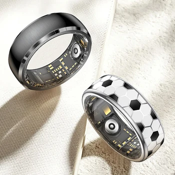 2026 Health Manager Smart Ring Heart Rate Blood Oxygen Stress Stylish Design IP68 Waterproof Multiple Sports Gesture Control 1