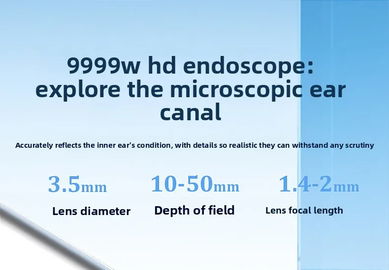 Kamera-Endoskop Ohrreinigungsset mit HD-Kamera & LED