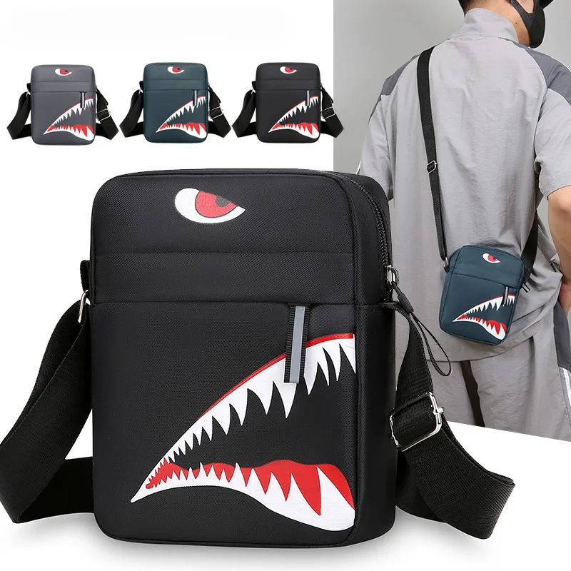 Casual Men Shoulder Messenger Bag Nylon Cell Phone Bag Unisex Crossbody Pack Travel Waist Pack Male Chest Pouch Best Sellers In Luggage, Bags
