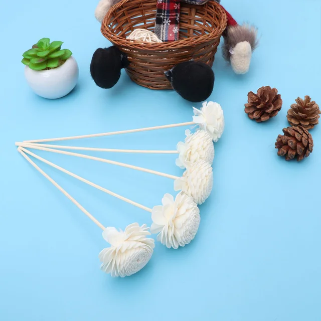 5 db Szoba Légitársaságok Virágcsere -Újratöltő Rattan Botok Illatos Diffúzorhoz Az Otthoni Irodában És A Hálószobában () - Image 5