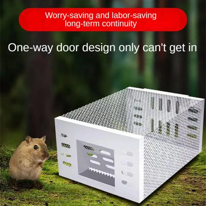 

High Efficiency Home Automatic Mousetrap Rat Rodent Exterminator Harmless Mouse Trap Safe Reusable Automatic Rat Snake Trap Cage