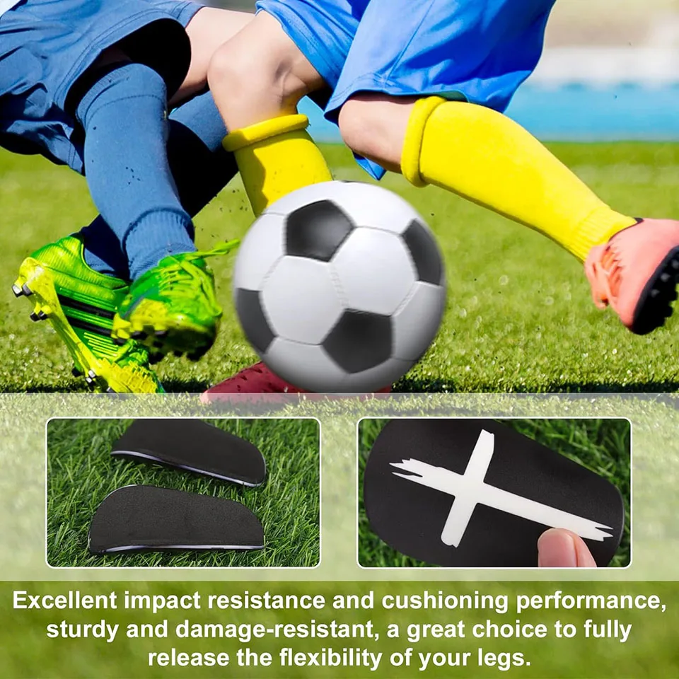 Shin Guard Pads Soccer Shin Guards 1 Pair Mini Football Shin Pad Soccer Training Leg Guard Protective Equipment Wear-resistant Shock Absorbing Leg Protect Loogdeel