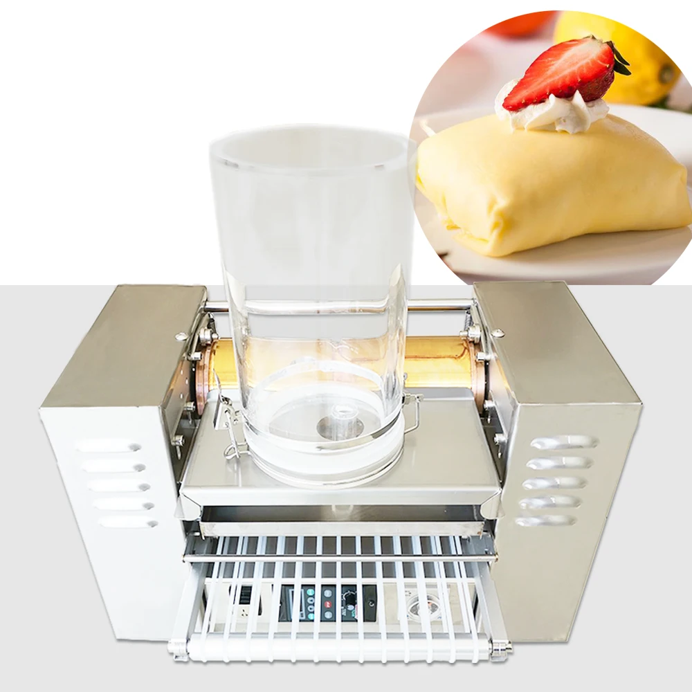 Automatic Pancake Maker Make Machine Chapati Making Machine Tortilla Making Equipment 4000w for Home Beverage Factory
