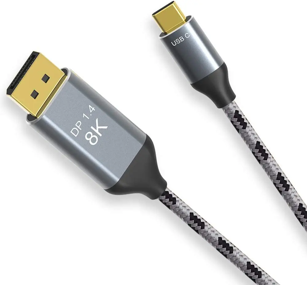 Cavo Da Usb C A Displayport 8K @ 60Hz, 4K @ 144Hz Cavo Adattatore Da Usb Tipo C A Dp 1.4 I Dispositivi Usb C Si Collegano Al Proiettore Del Monitor Hd