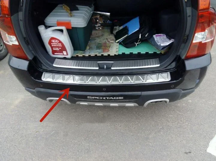 

Высококачественная защитная пластина порога багажника из нержавеющей стали для Kia Sportage 2007-2016, защита от царапин, автомобильные аксессуары