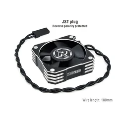 High - Performance Adjustable Metal Cooling Fan for RC Cars (35S for motor)