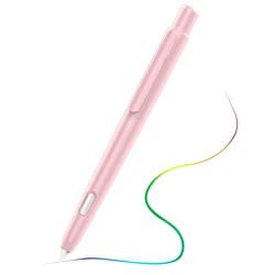Retractable Protective Holder Case with Sturdy Clip (Light Pink)