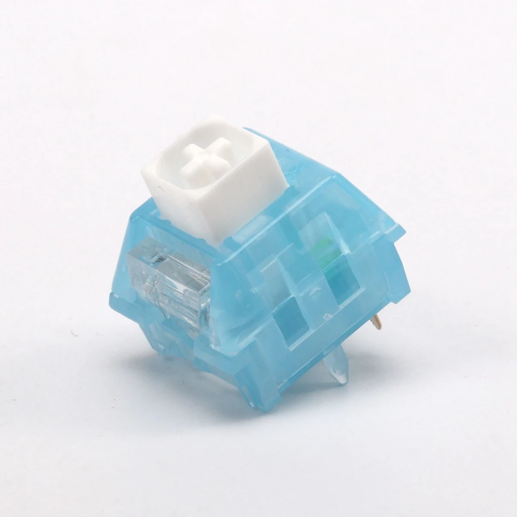 Kailh Box Teclado Tátil Switches Arctic Fox Rgb Smd Clicky 52g 56g 5pin para Coutom Interruptor de Teclado Mecânico pc Shell