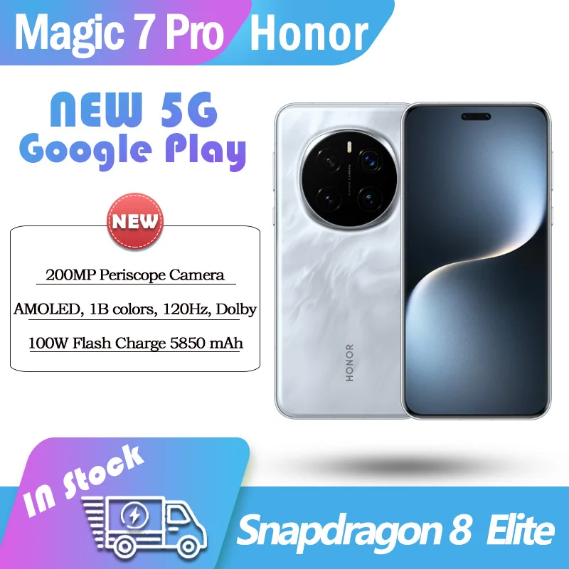 Original Honor Magic 7 Pro Magic7Pro Snapdragon8 Elite google Play