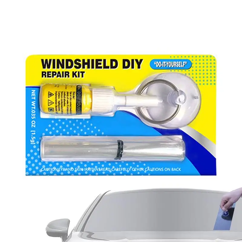 

Glass Crack Repair Kit Effective Glass Repair Fluid Car Window Glass Liquid Repair Set Auto Windshield Repair Quick Fix For
