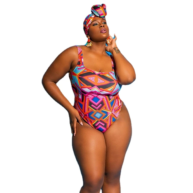 Sexy Bikini Women One-Piece More Size XL-4XL Swimwear Swimsuit