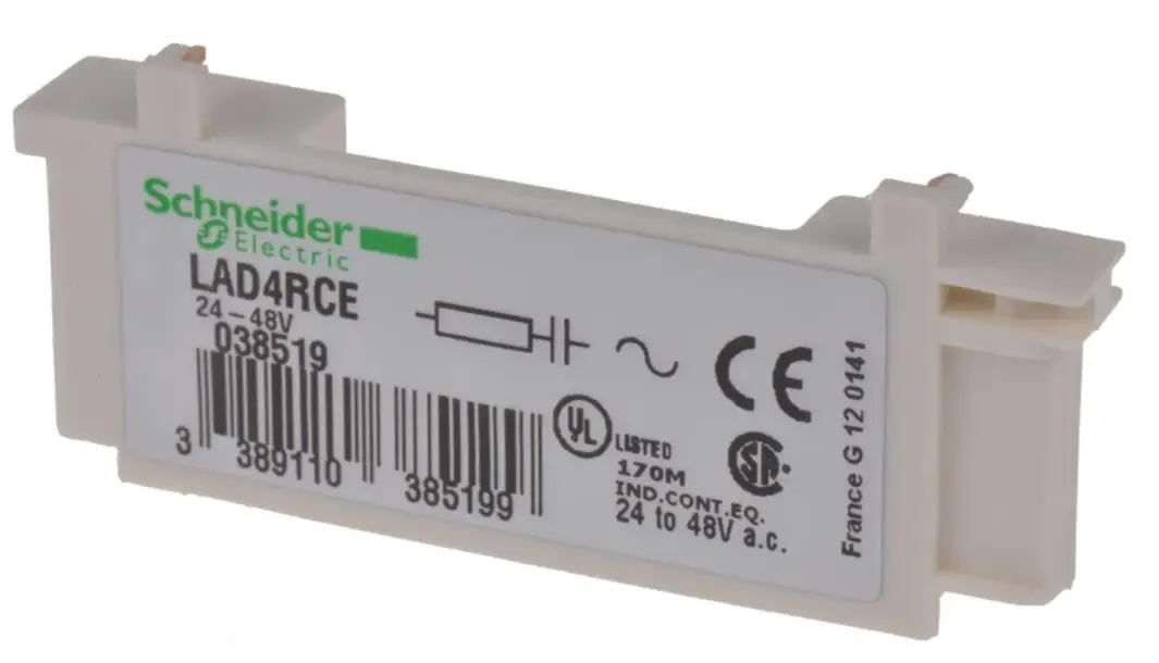 

LAD4RCE RC CIR-CLIP ON CONTACTOR D09.38 3P 24