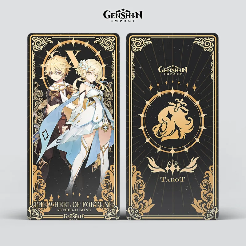 Game Genshin Impact Tarot Card Yae Miko Raiden Shogun Kaedehara Kazuha Playing Card Cosplay Props Anime Tarot anime cosplay cards anime cosplay props anime cosplay accessories 22 Pcs