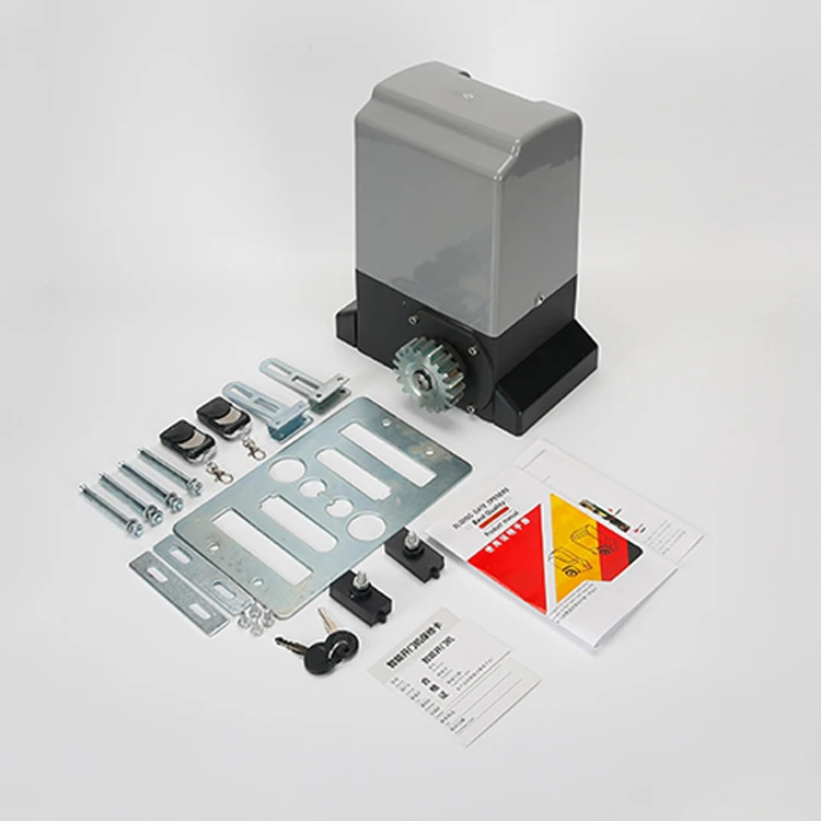 AC220V 슬라이딩 게이트 모터 800KGS 하중 게이트 오프너 클로저 기계식 스프링 스토퍼 포함