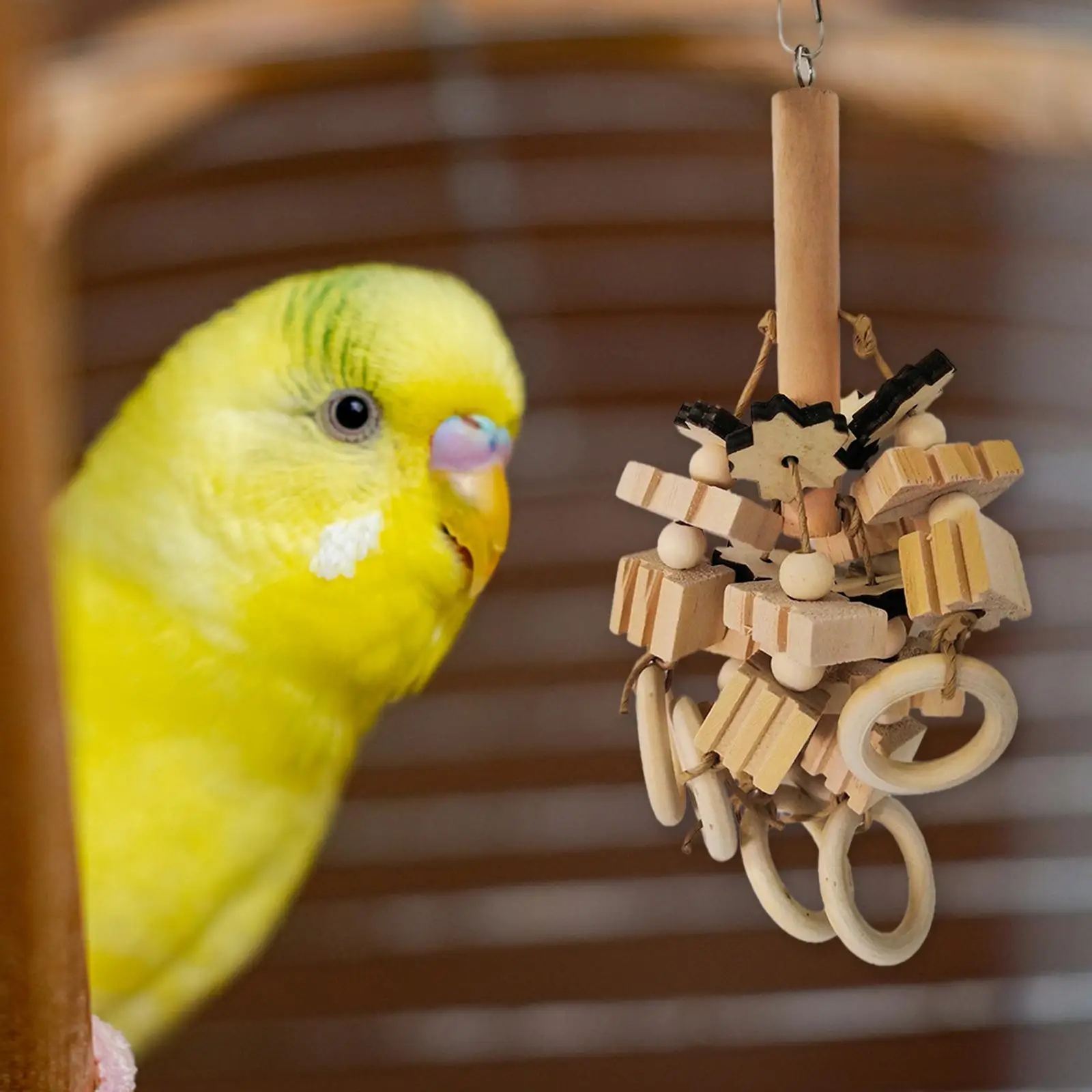Title 5, Parrot Chewing Toys Hanging Cage Bite Environme...